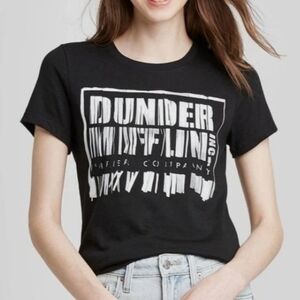 Sz Medium Black RIPPLEJUNCTION 'The Office' Tee